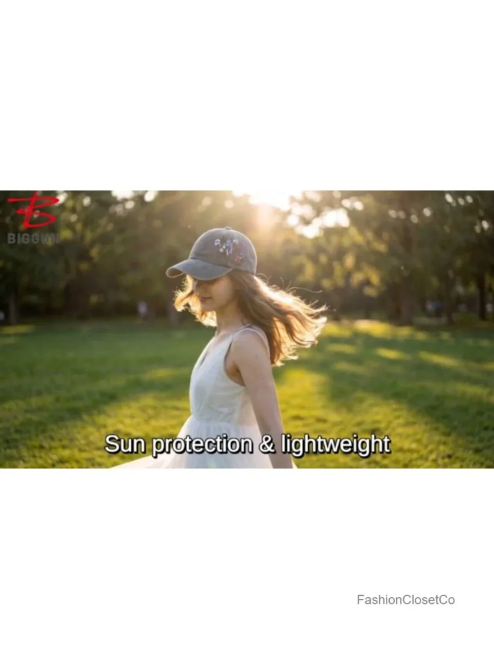 Embroidered Baseball Cap - Adjustable Breathable Polyester Hat for Casual Wear